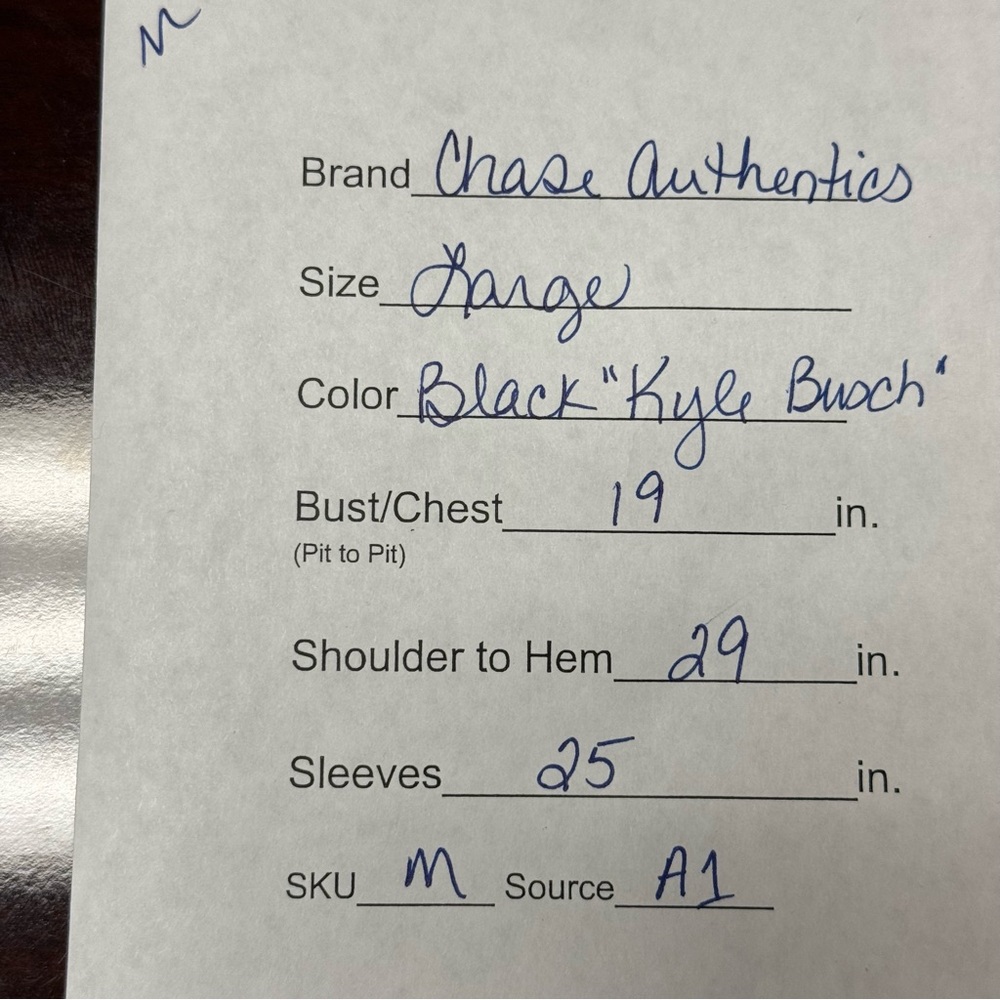 Kyle Busch NASCAR M&M’s Black Thermal Lace Long Sleeve Top by Chase Authentics - Picture 10 of 10